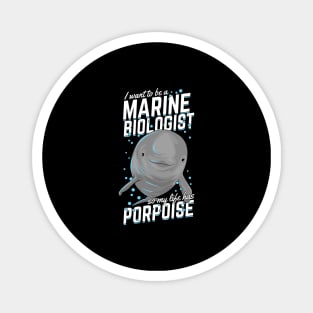 Marine Biology Animal Porpoise Biologist Gift Magnet